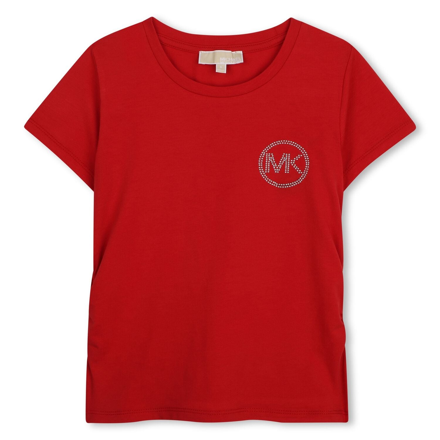 Girls Red Logo T-Shirt, 1, hi-res