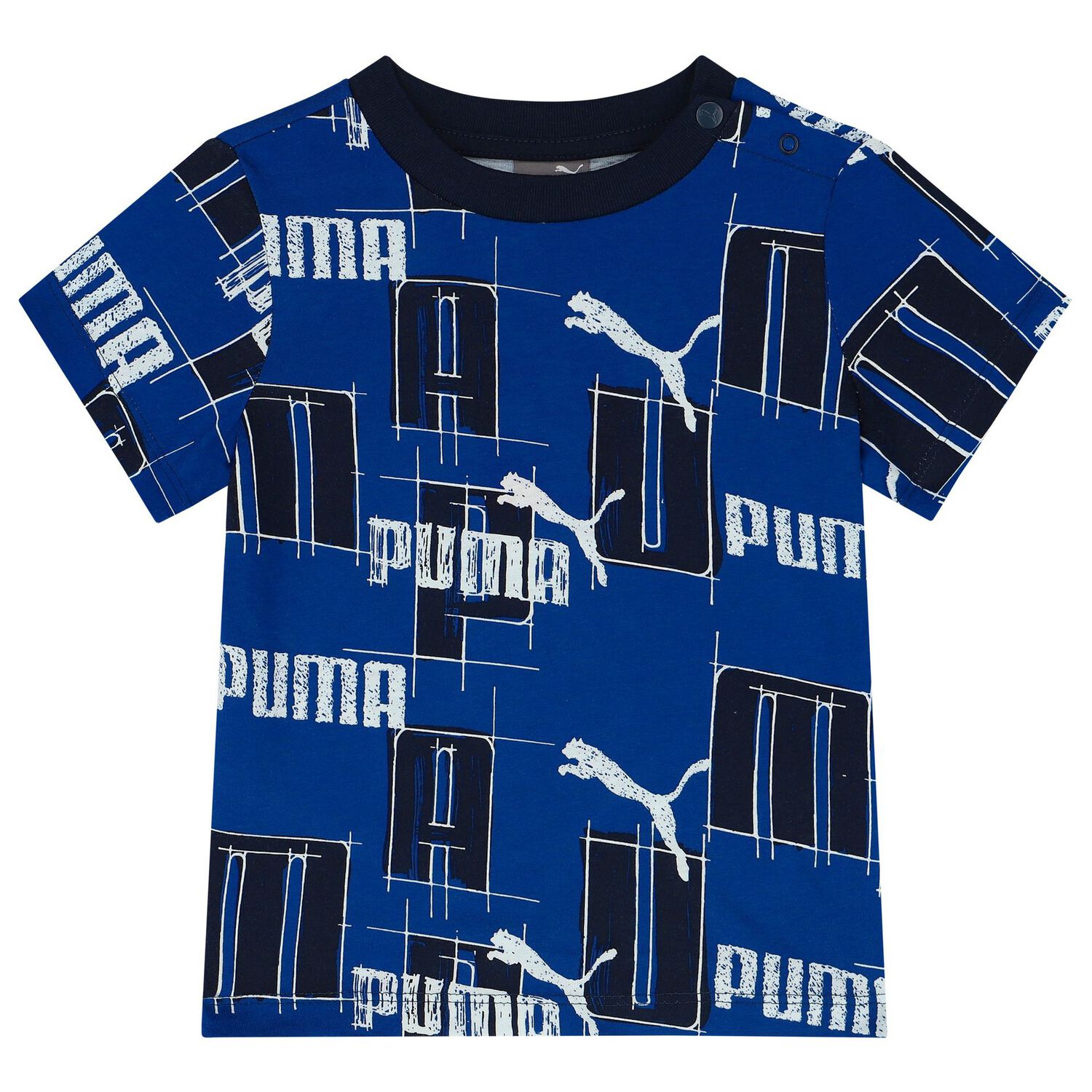 Younger Boys Blue Logo Shorts Set, 2, hi-res image number null