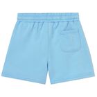 Younger Boys Blue Whale Shorts, 3, hi-res