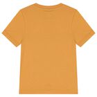 Boys Orange Logo T-Shirt, 1, hi-res
