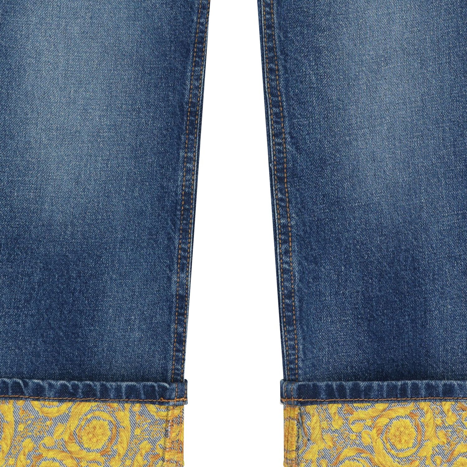 بنطلون جينز للبنات باللون الازرق, 1, hi-res