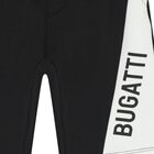 Younger Boys Black Logo Shorts, 1, hi-res