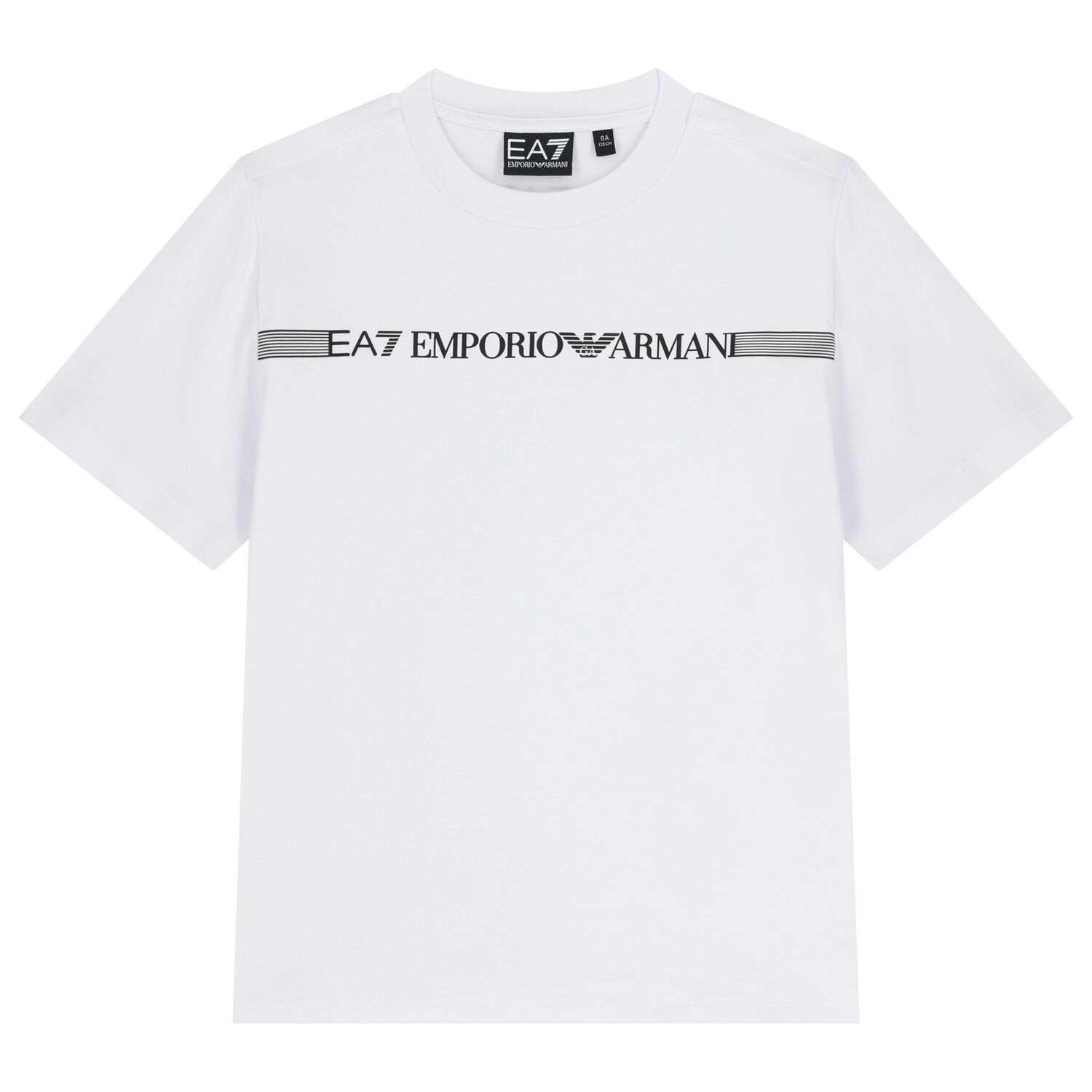 Boys White Logo T-Shirt, 1, hi-res