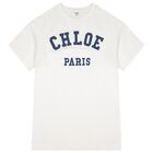 Girls Mini Me White T-Shirt Dress, 1, hi-res