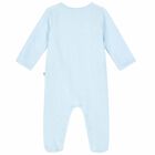Baby Boys Blue Birds Babygrow, 1, hi-res