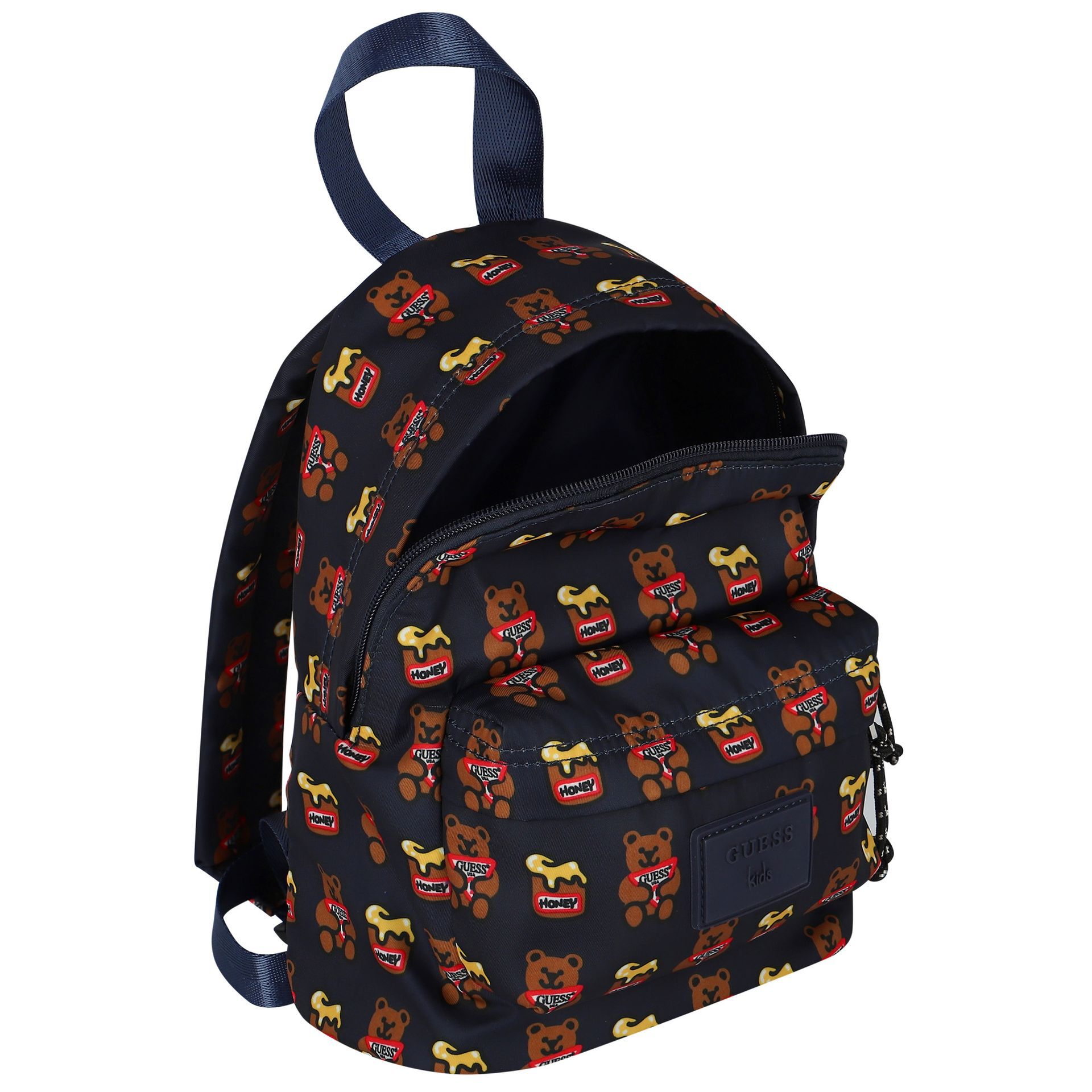 Guess Younger Boys Navy Logo Teddy Backpack Junior Couture Australia