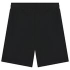 Boys Black Logo Shorts, 1, hi-res