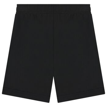 Boys Black Logo Shorts