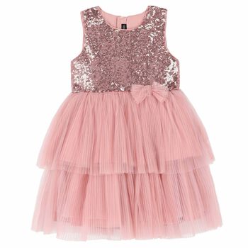 Girls Pink Special Occasion Dress