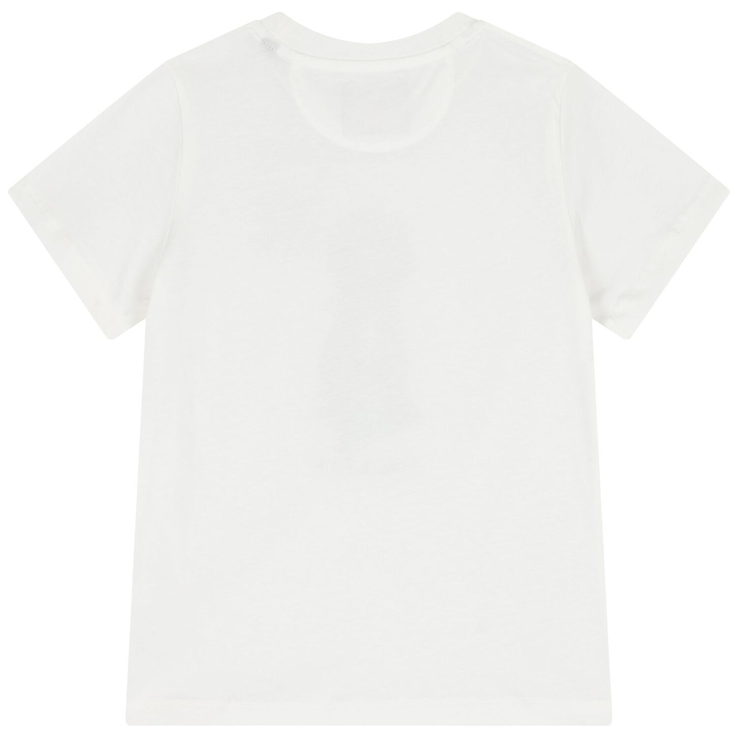 Boys White Dog Logo T-Shirt, 1, hi-res
