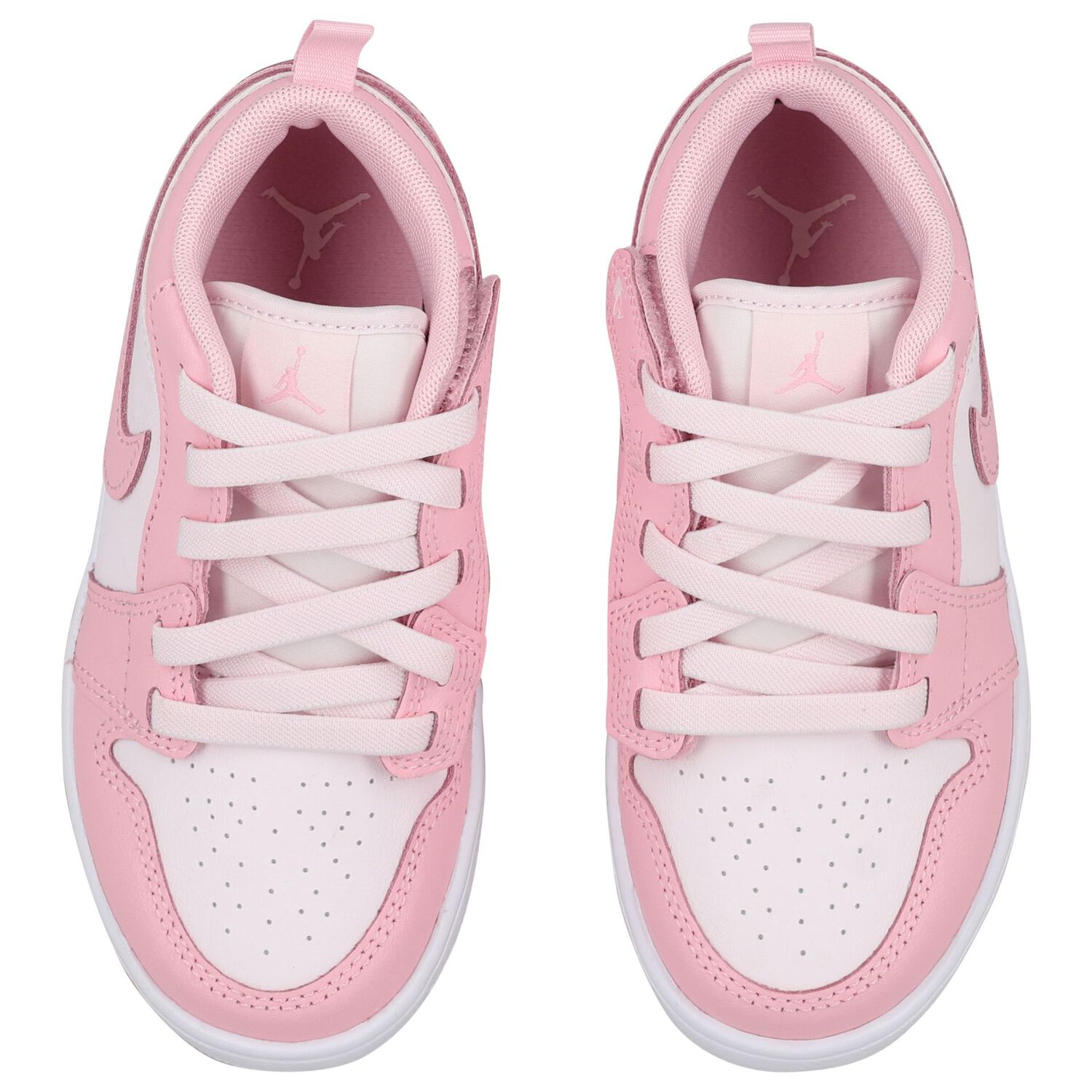 Girls Pink & White Air Jordan 1 Low Alt Trainers, 4, hi-res
