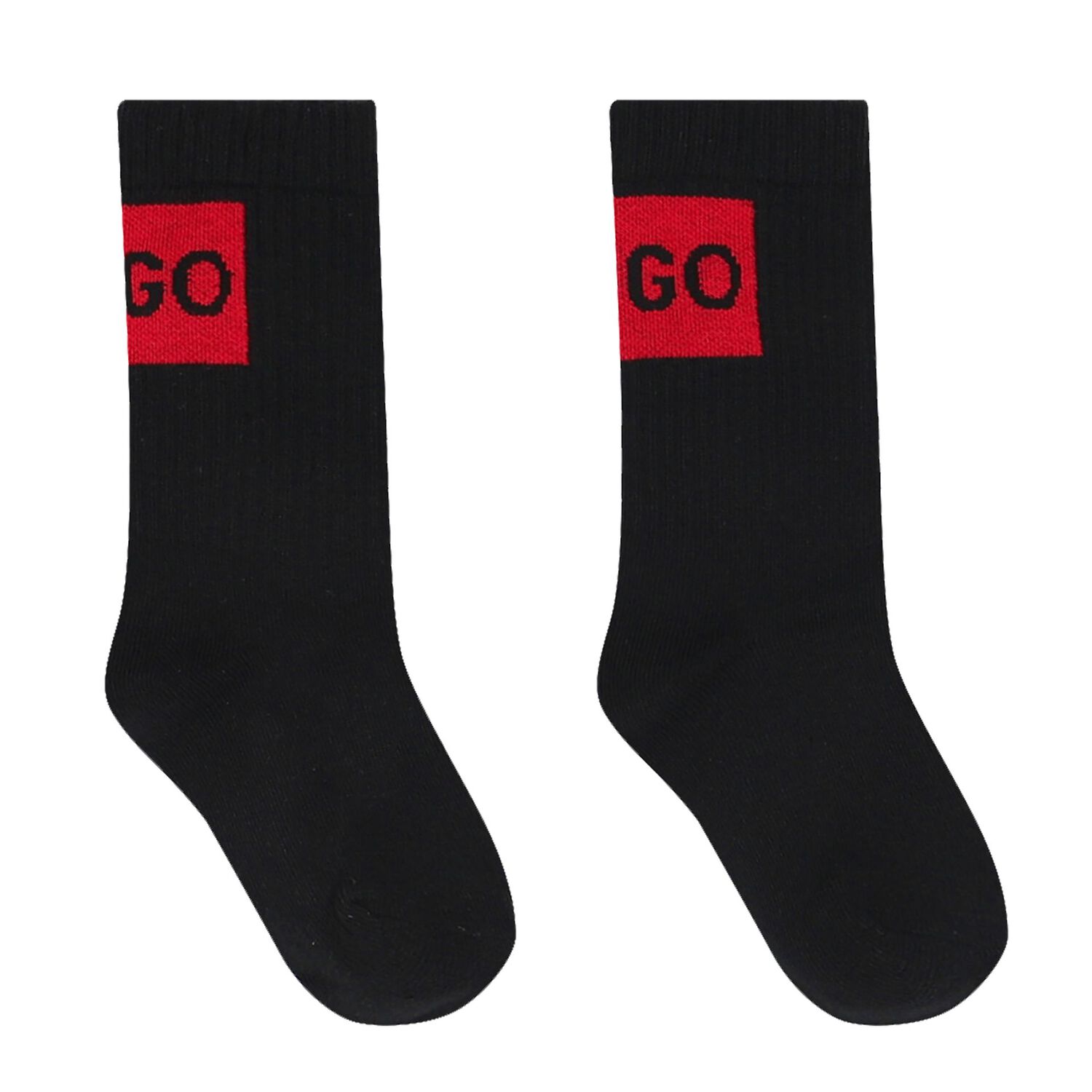 White & Black Logo Socks ( 2 Pack ), 1, hi-res image number null