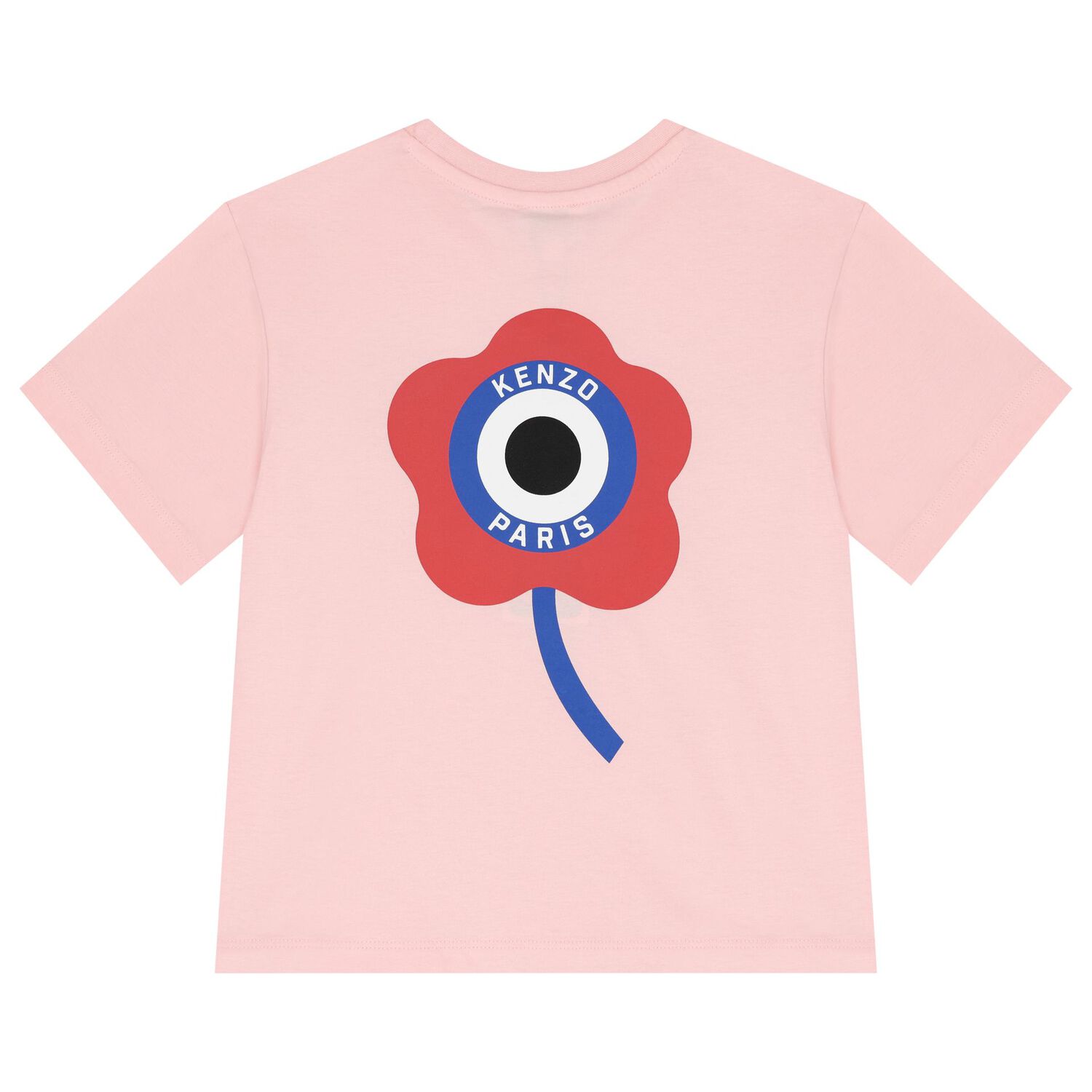 Girls Pink Flower Logo T-Shirt, 1, hi-res image number null