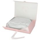 Baby Girls White Crystal Bow Nest, 1, hi-res