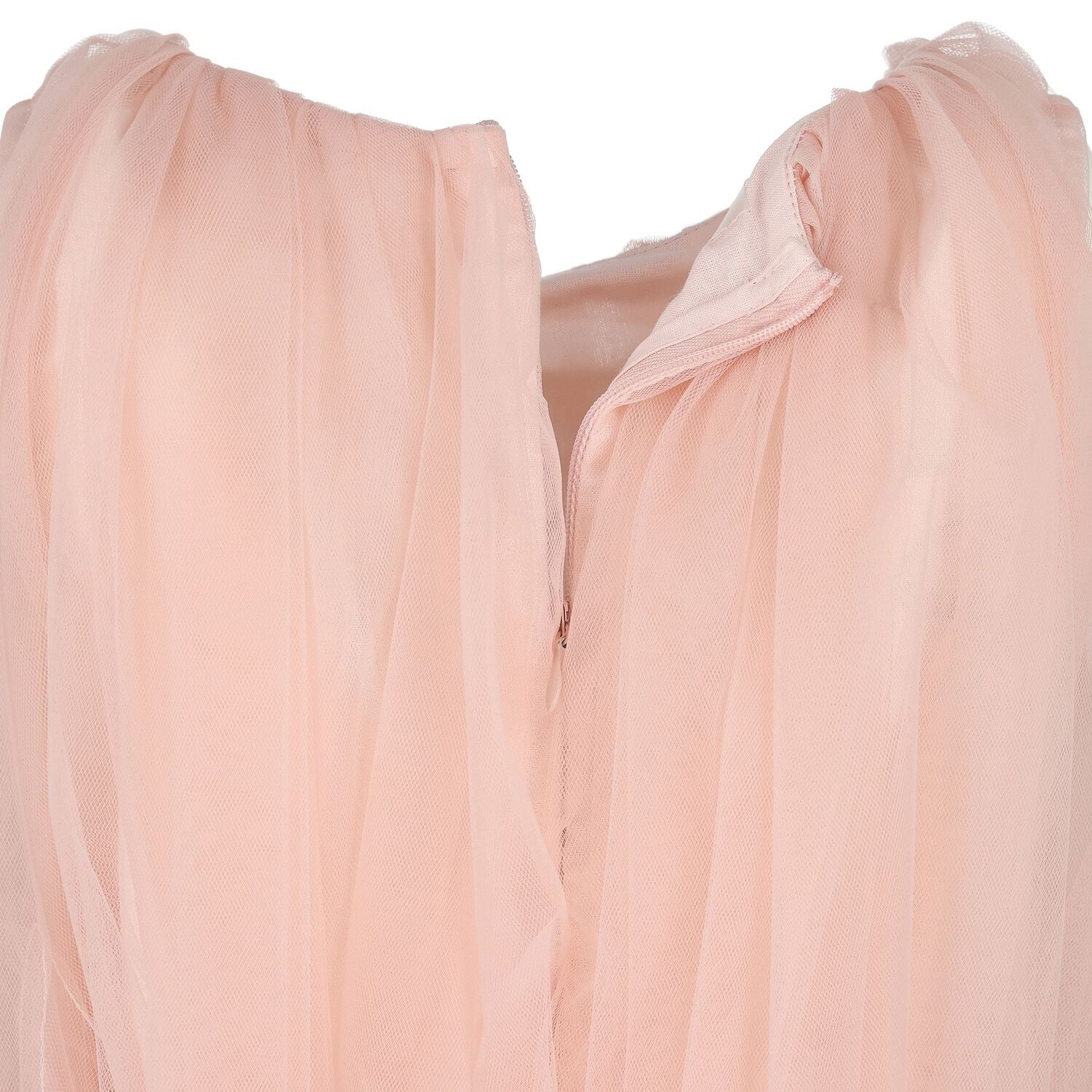 Girls Pink & Black Tulle Dress, 1, hi-res