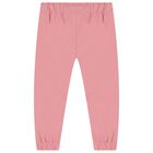 Baby Girls Pink & White Tracksuit 3-Piece Set, 7, hi-res