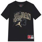 Boys Black Jordan T-Shirt, 1, hi-res