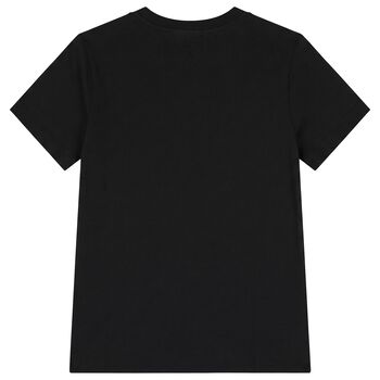 Black Teddy Bear Logo T-Shirt