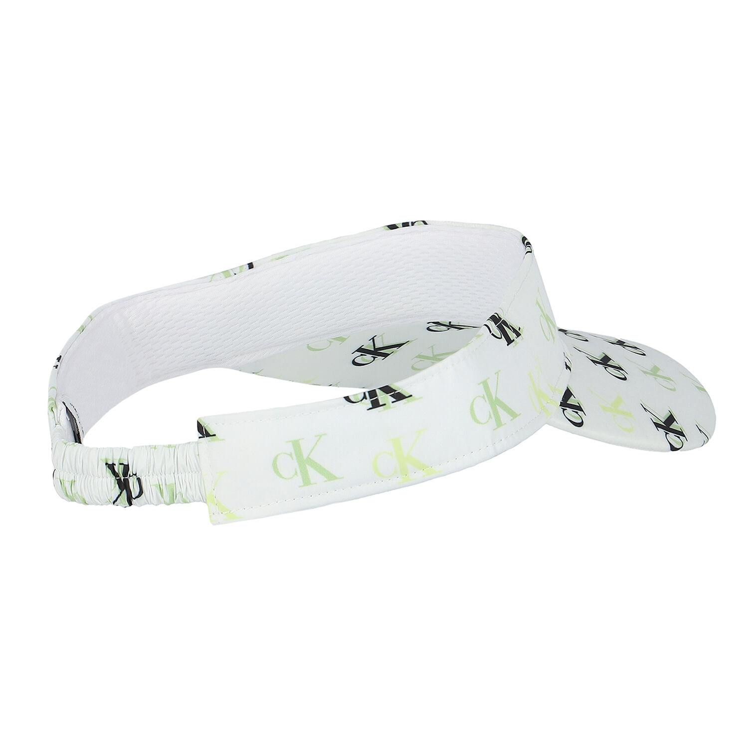 Girls White Logo Visor, 1, hi-res