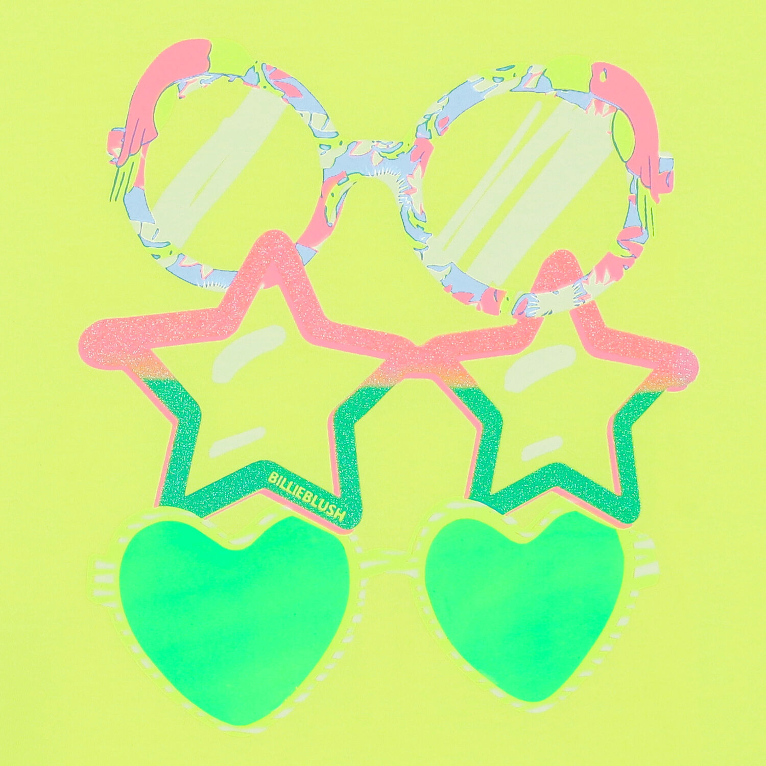 Girls Yellow Sunglasses T-Shirt, 1, hi-res