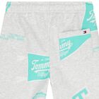 Boys Grey Logo Shorts, 2, hi-res