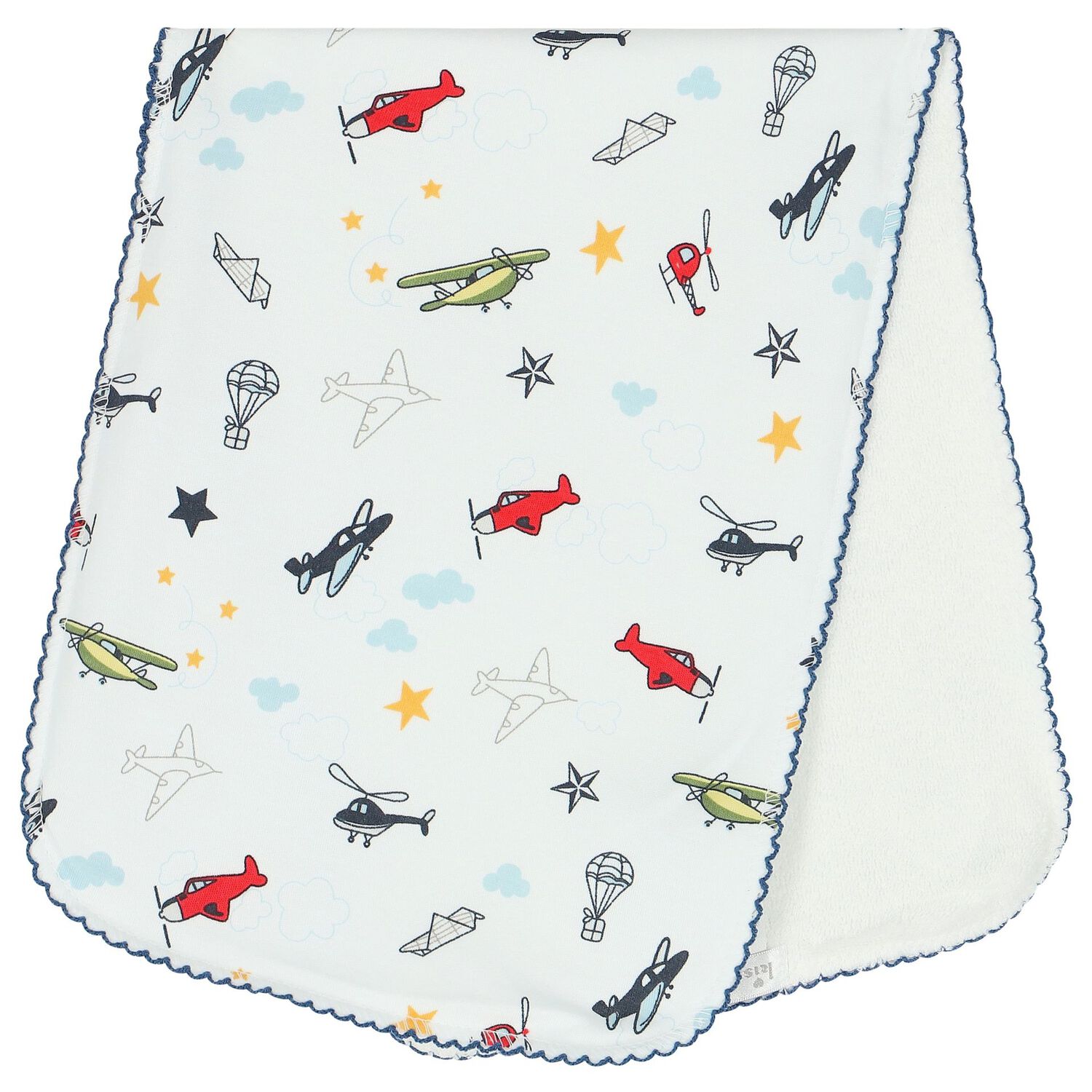 طقم هدية أفرول أولا بطبعة طائرة باللون الأبيض, 1, hi-res