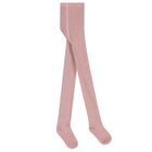Girls Pink Embellished Tights, 1, hi-res