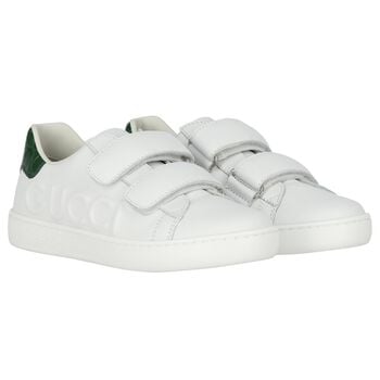White Ace Leather Trainers