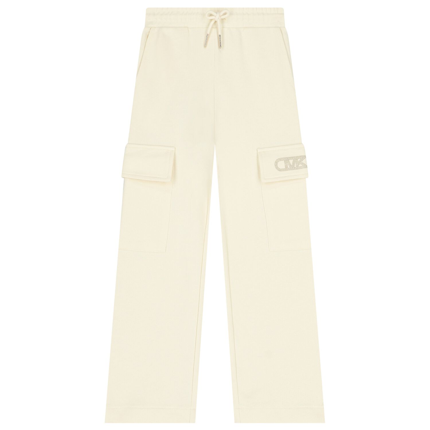 Girls Ivory Logo Joggers, 1, hi-res