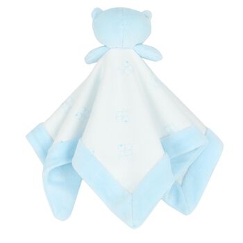 Baby Boys Blue Bear Doudou Comforter