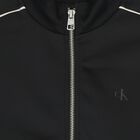Boys Black Logo Zip Up Top, 1, hi-res