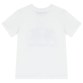 Boys White Logo T-Shirt