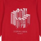 Boys Red Logo Sweatshirt, 1, hi-res