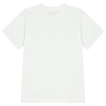 Boys White Logo T-Shirt