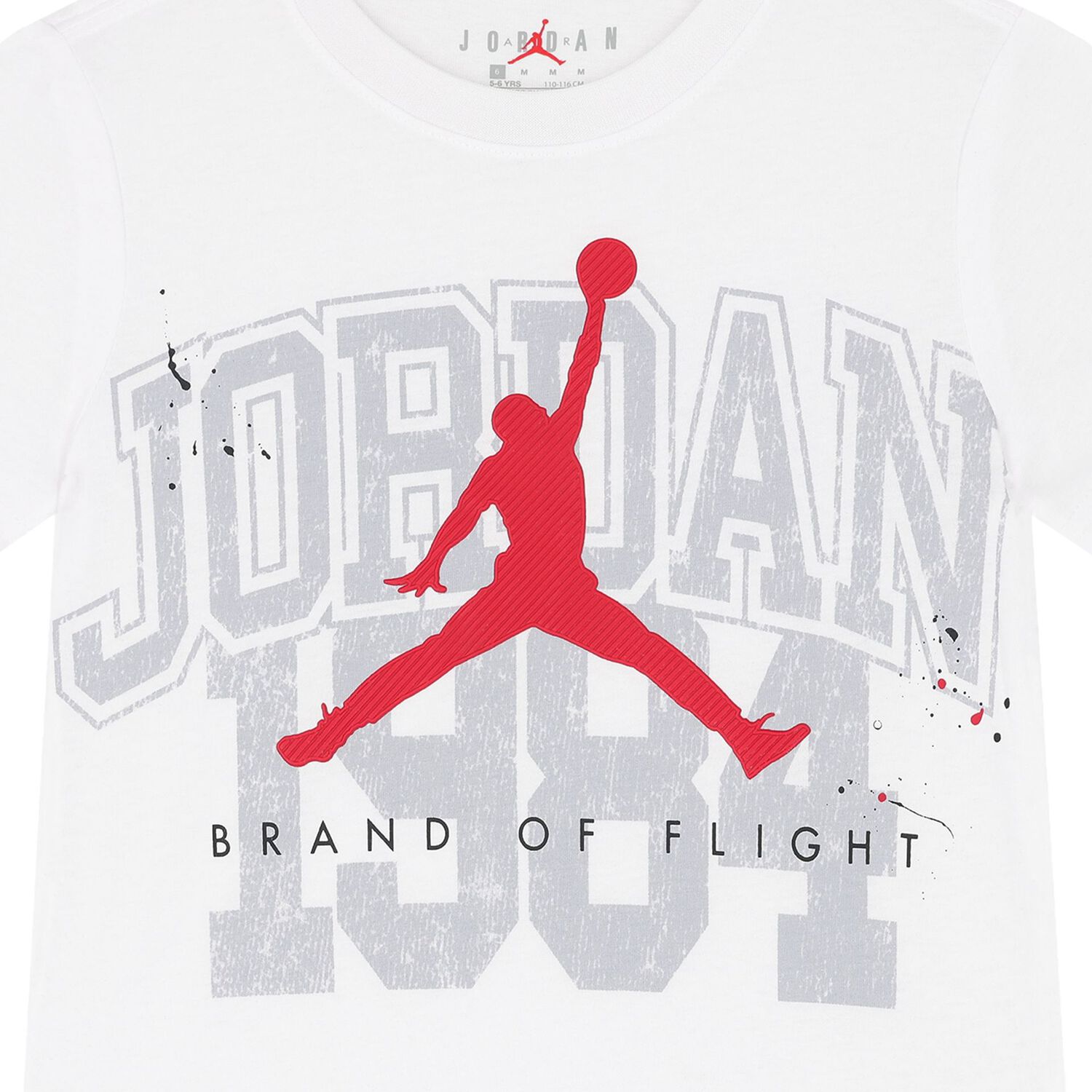 Boys White Jordan Logo T-Shirt, 1, hi-res image number null