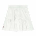 Girls White Logo Skirt, 1, hi-res