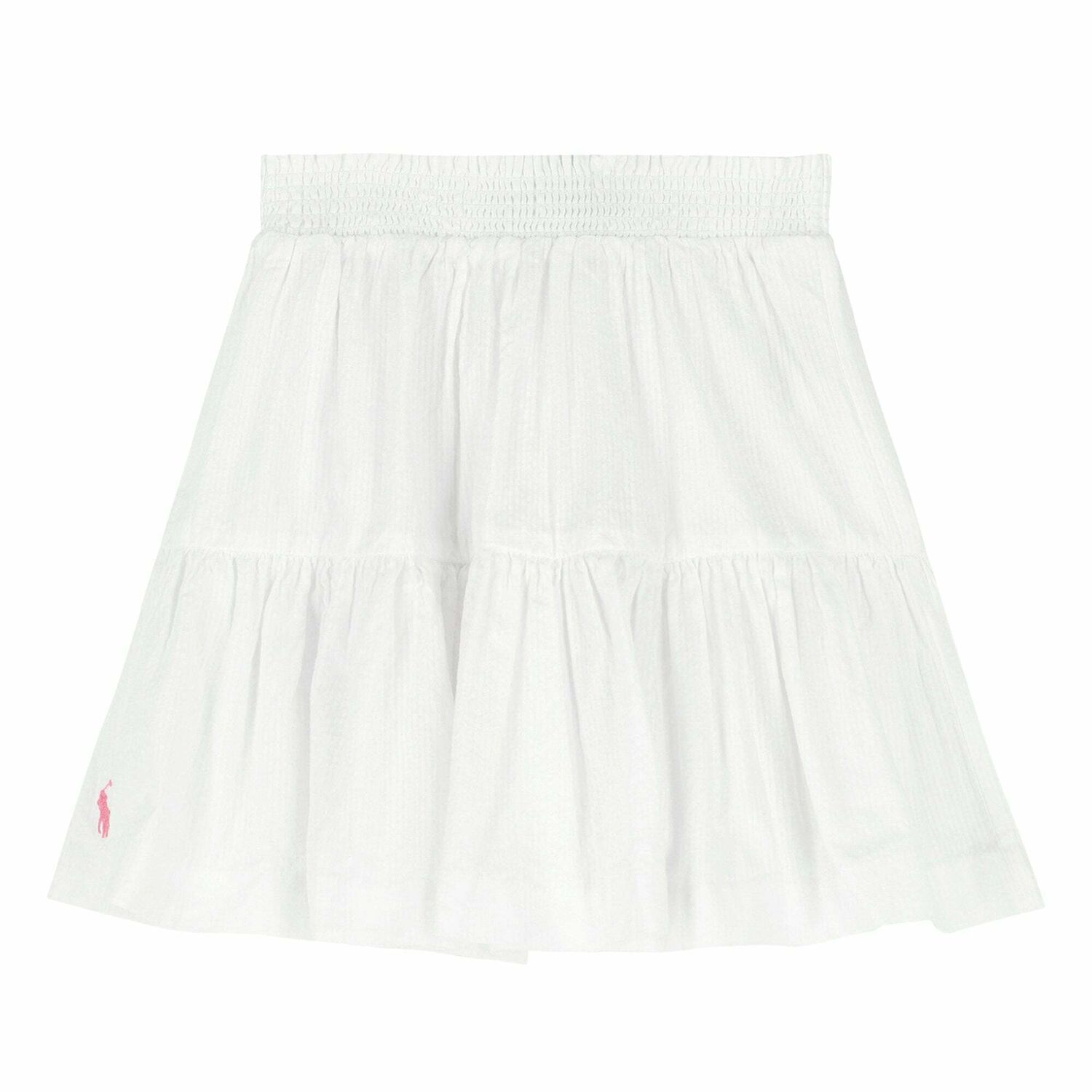 Girls White Logo Skirt, 1, hi-res image number null