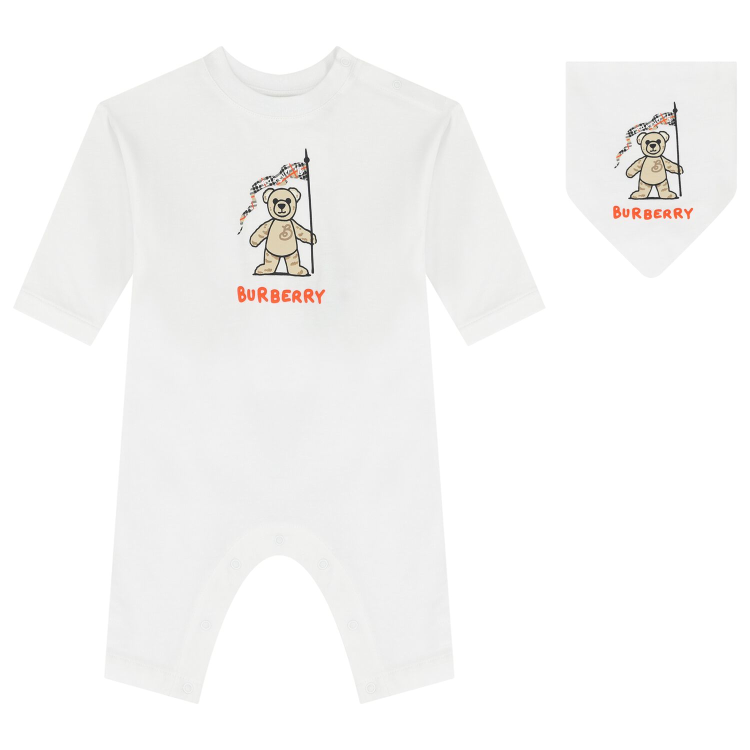White Thomas bear Romper Gift Set, 1, hi-res image number null