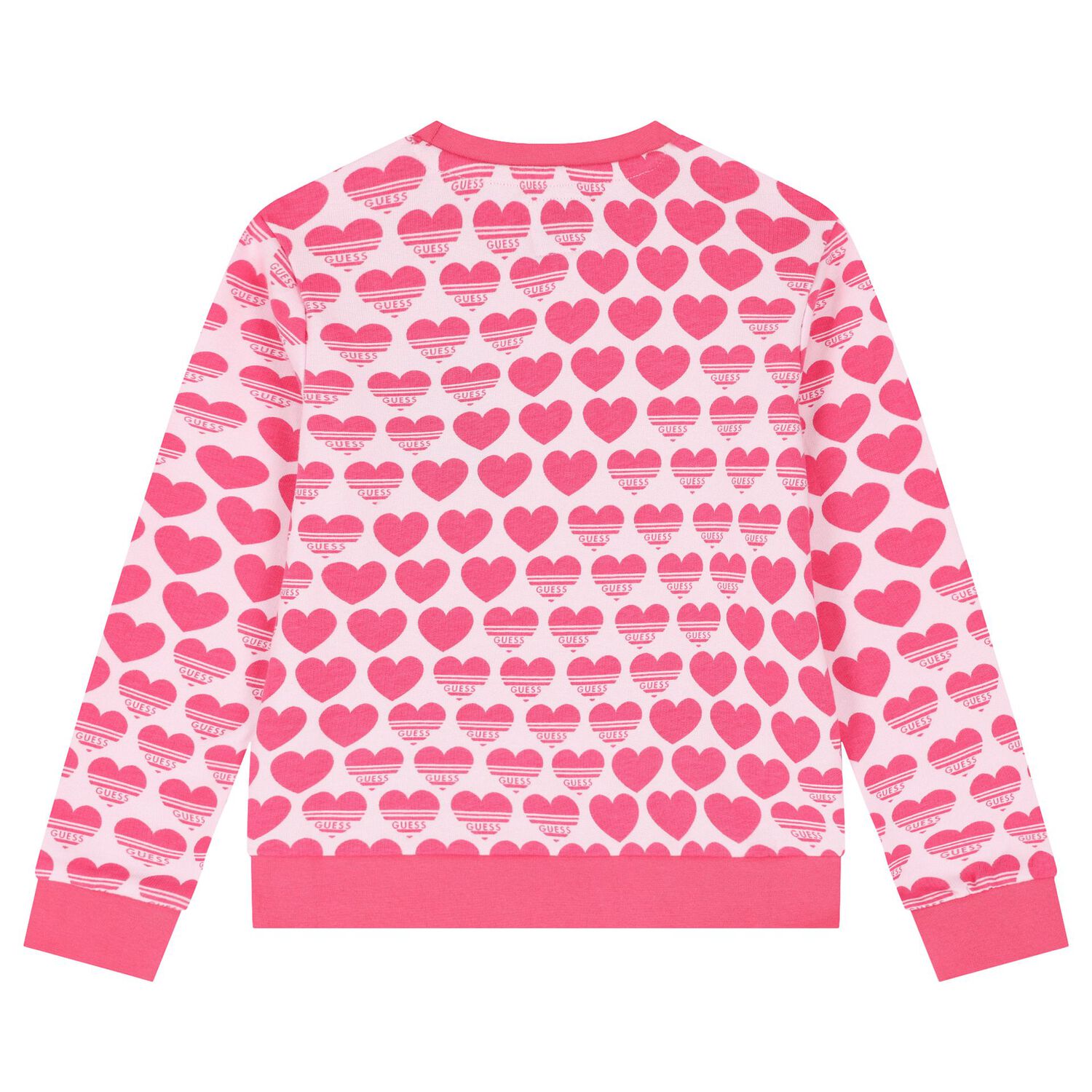 Girls Pink Logo Sweatshirt, 1, hi-res image number null