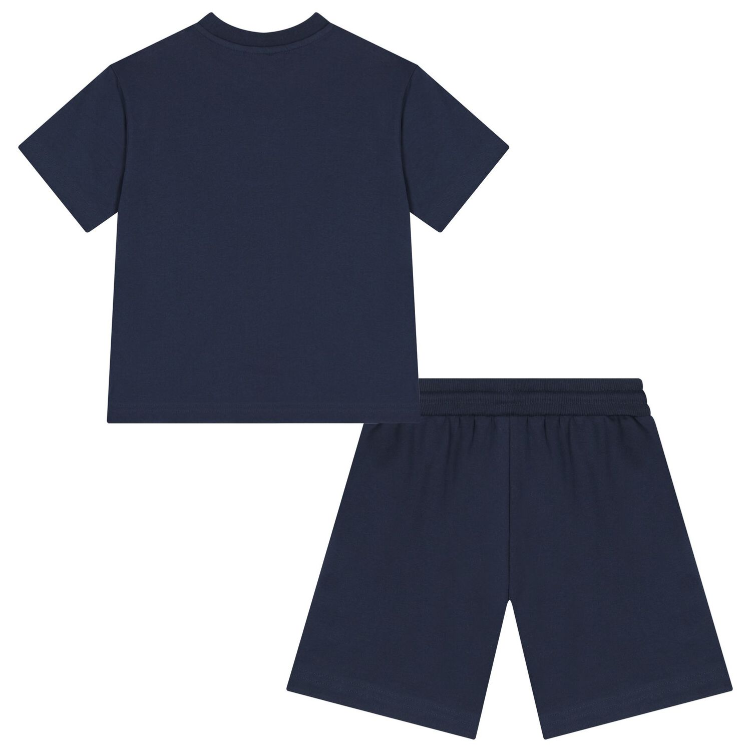 Boys Navy Blue Shorts Set, 1, hi-res