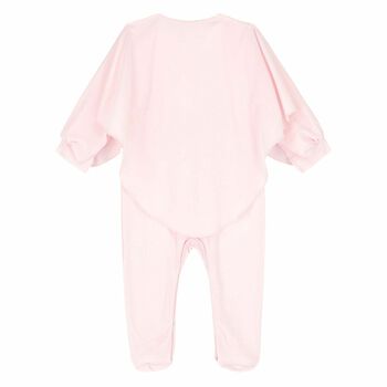 Baby Girls Pink Embellished Babygrow