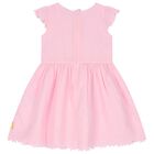 Younger Girls Pink Teddy Dress, 1, hi-res