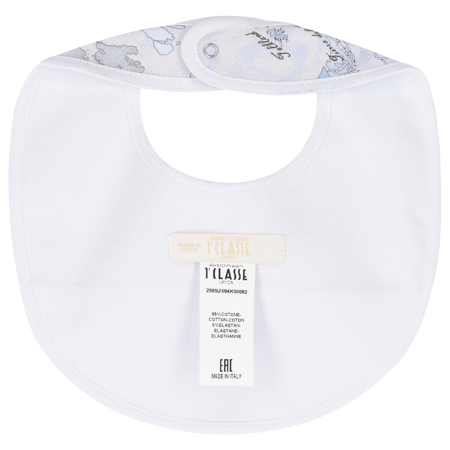 Baby Boys White & Blue Geo Map Babygrow Gift Set, 2, hi-res