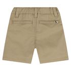 Younger Boys Beige Shorts, 1, hi-res