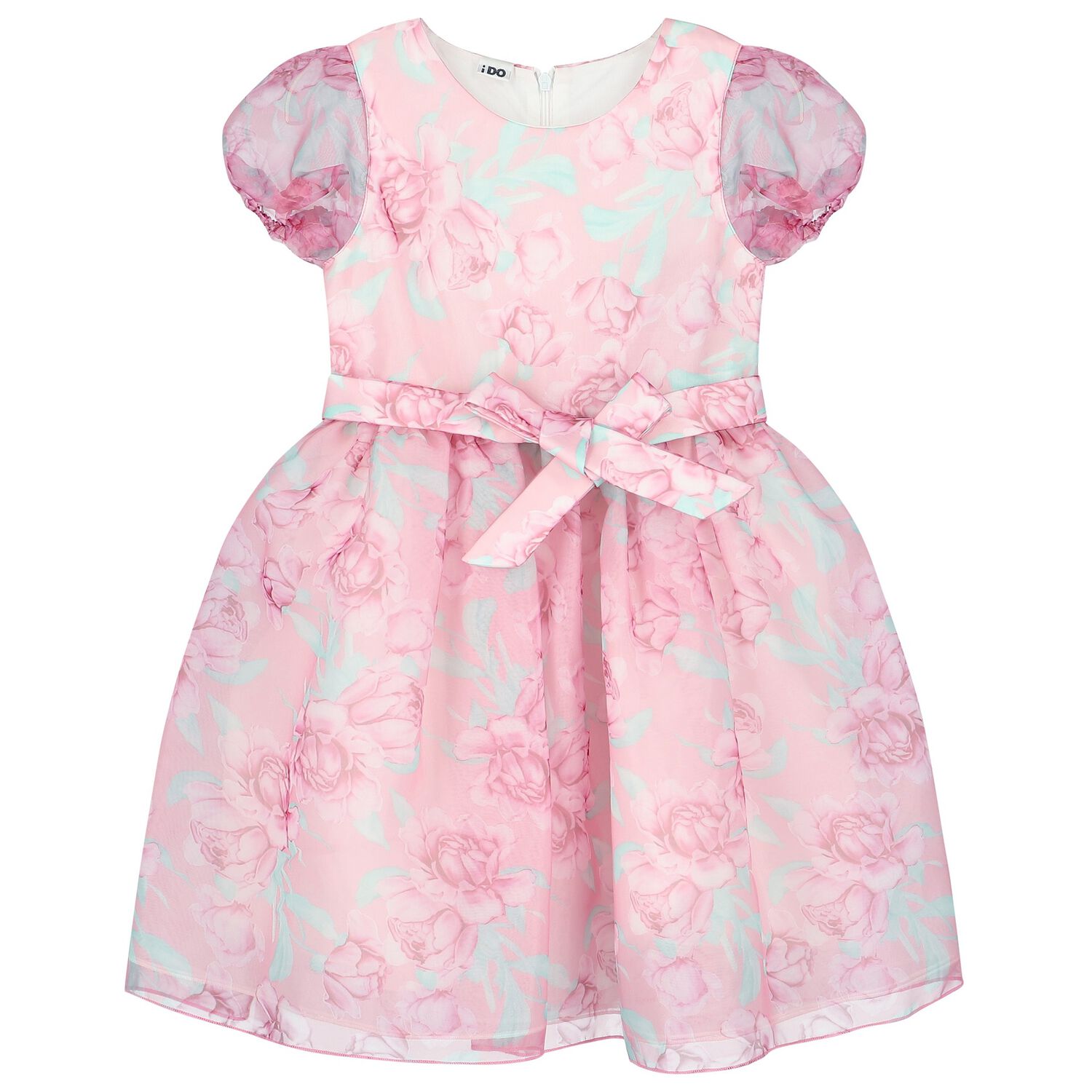 Girls Pink & Green Dress, 1, hi-res image number null