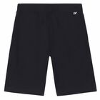 Boys Navy Logo Shorts , 1, hi-res