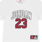 Younger Boys White & Black Jordan Trousers Set, 1, hi-res