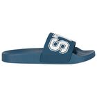 Boys Blue Varsity Logo Sliders, 1, hi-res