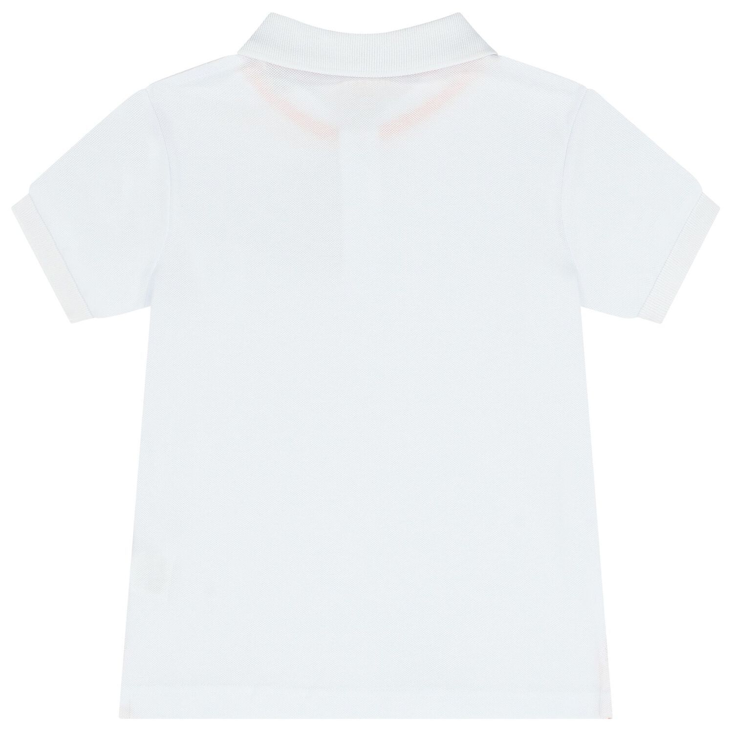 Boys White Logo Polo Shirt, 1, hi-res image number null