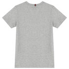 Boys Grey Logo T-Shirt, 3, hi-res